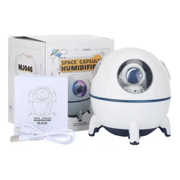 Humidificador Difusor De Aromas Led Nave Espacial Astronauta