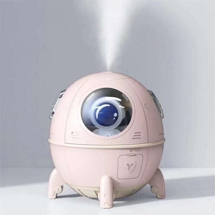 Humidificador Difusor De Aromas Led Nave Espacial Astronauta