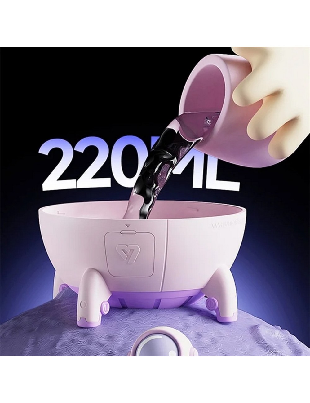 Humidificador Difusor De Aromas Led Nave Espacial Astronauta