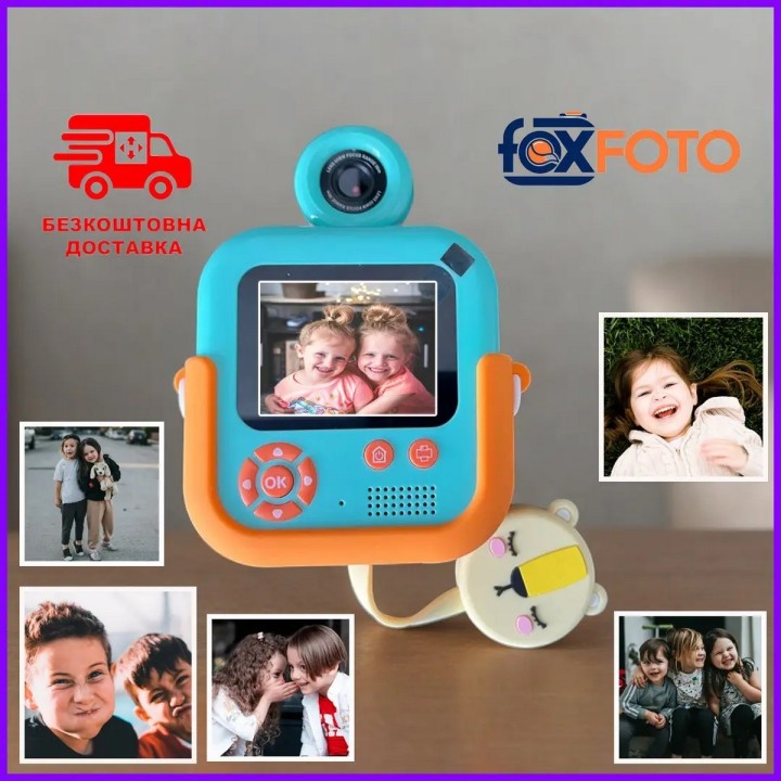 Cámara Instantánea Niños Con Impresión Cámara Video Digital