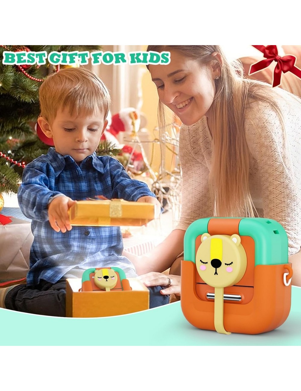 Cámara Instantánea Niños Con Impresión Cámara Video Digital