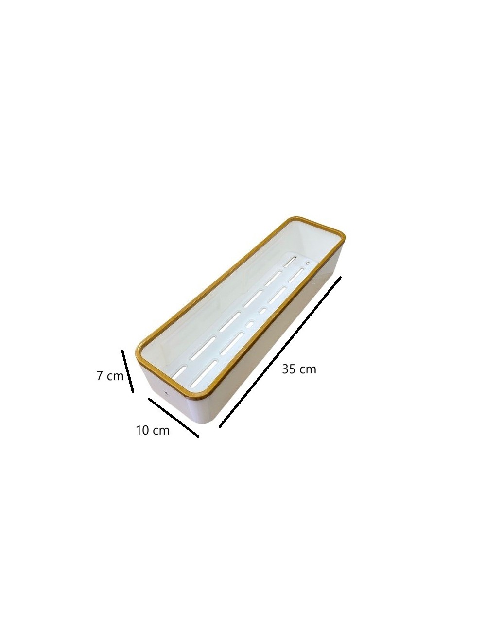 Estante Rectangular Adhesivo Montaje Pared Cocina Baño