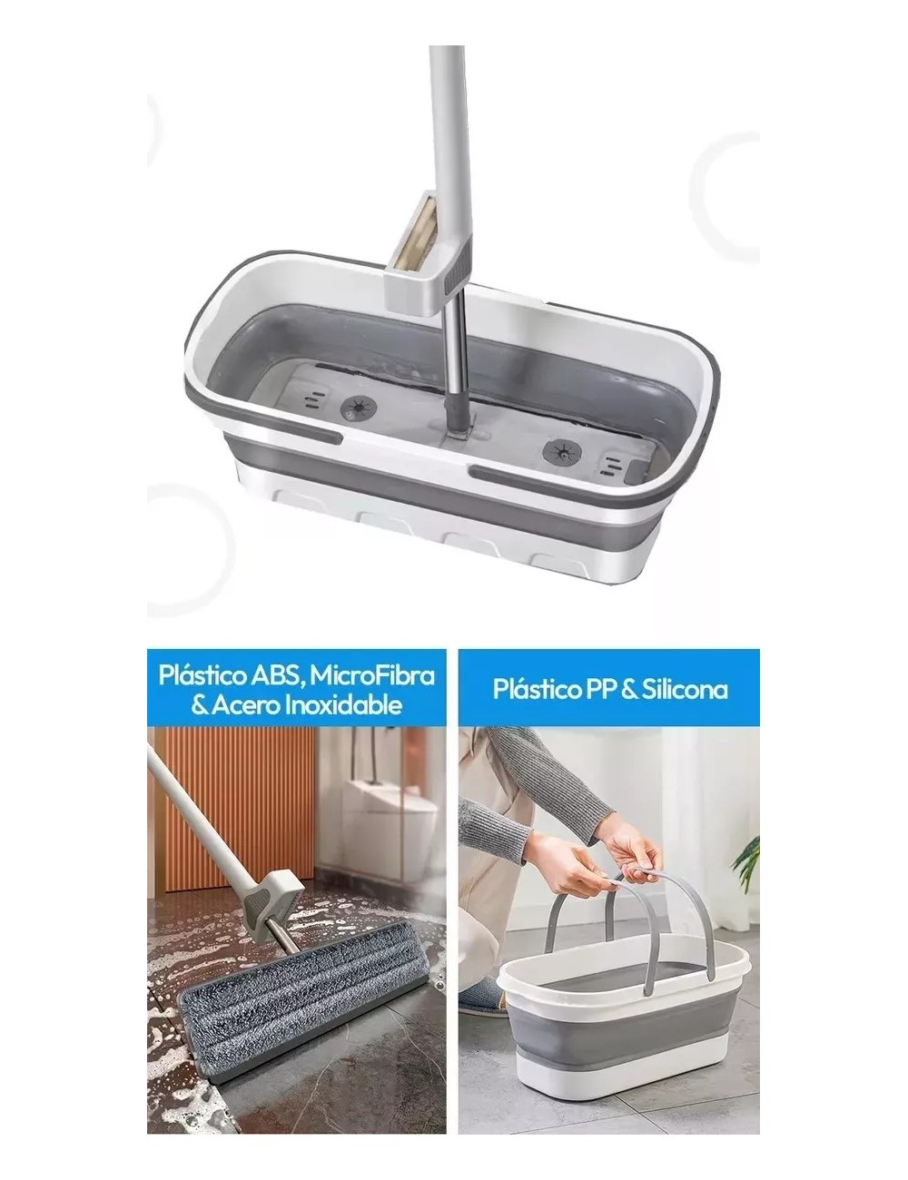Trapero Fregona Cubo Plegable