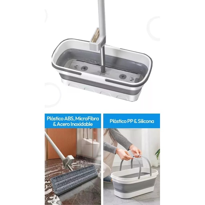 Trapero Fregona Cubo Plegable