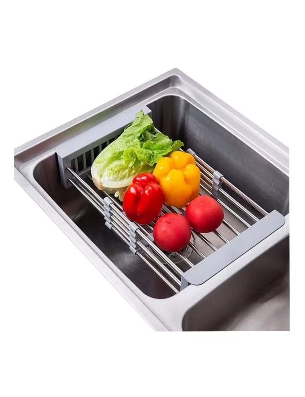 Escurridor Para Trastes, Verduras Ajustable Fregadero