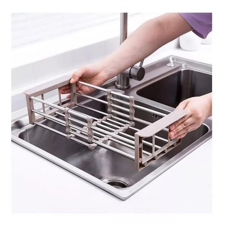 Escurridor Para Trastes, Verduras Ajustable Fregadero