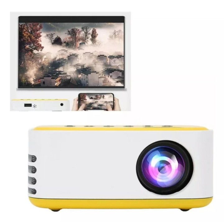 Mini Proyector Portátil Con Control Remoto Hd Wifi
