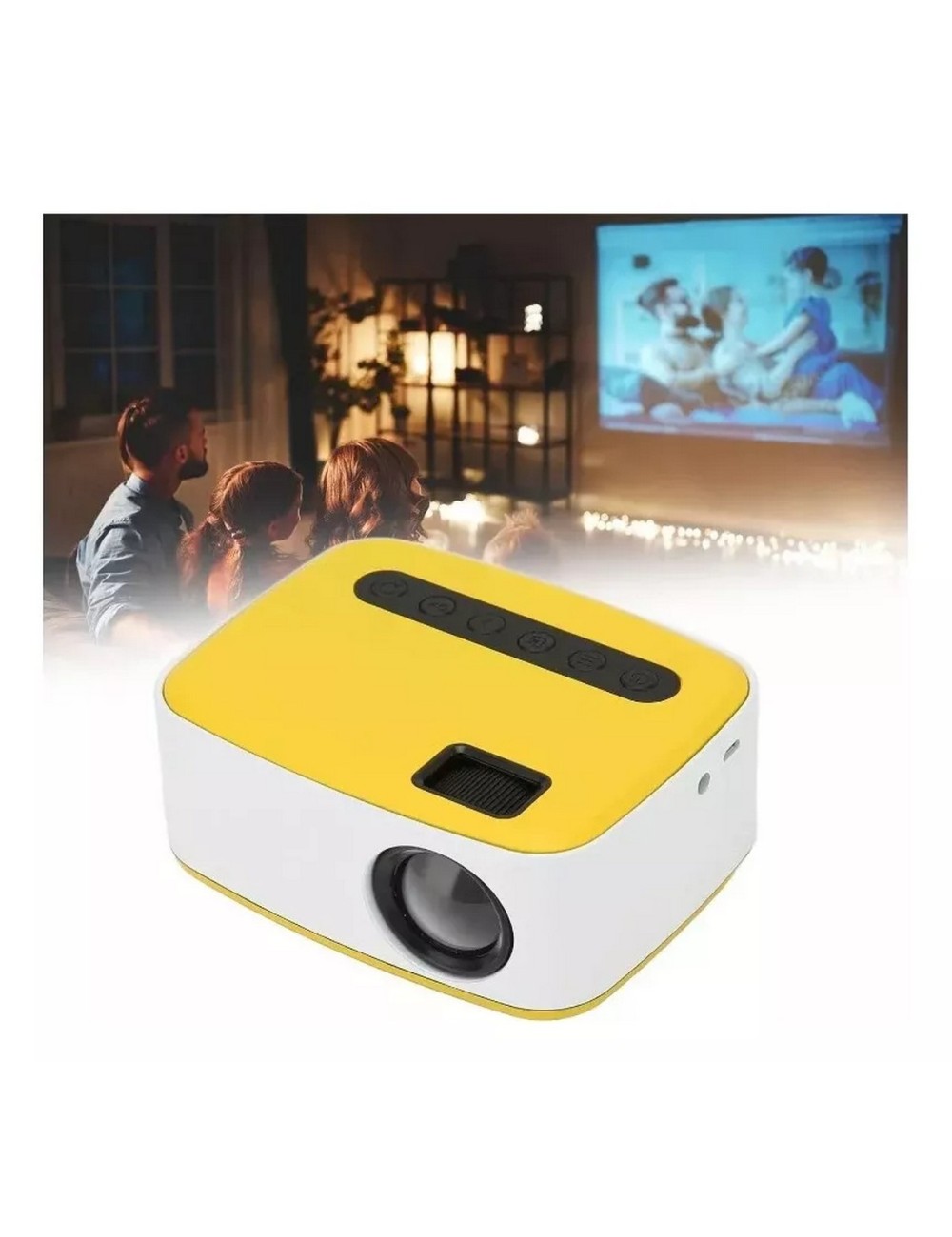 Mini Proyector Portátil Con Control Remoto Hd Wifi