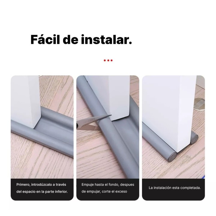 Guardapolvo Cubre Puerta Evita Insecto Impermeable Polvo