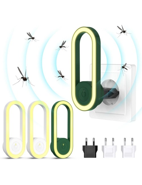 Repelente Ultrasonico Mosquitos Luz Habitacion