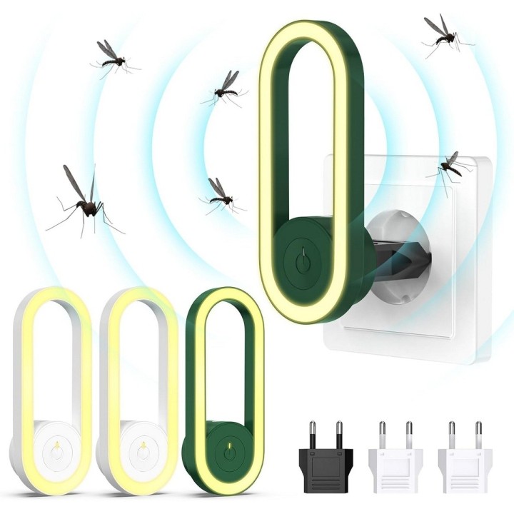 Repelente Ultrasonico Mosquitos Luz Habitacion