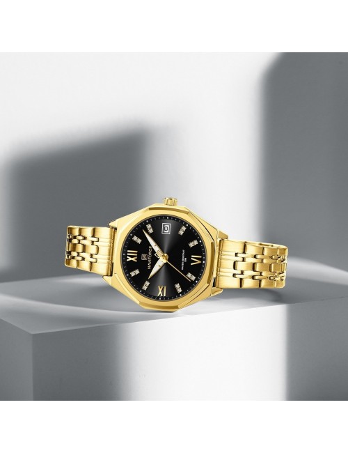 Reloj Naviforce Casual Nf5052 Mujer Acero + Estuche