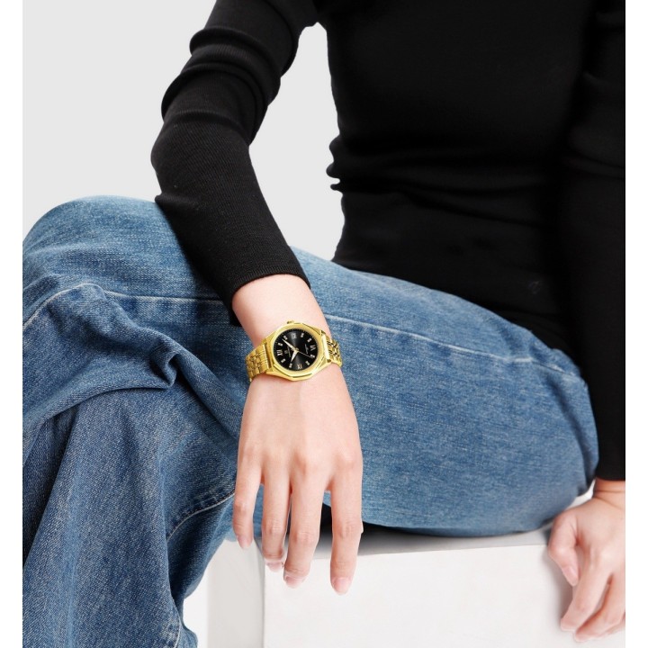 Reloj Naviforce Casual Nf5052 Mujer Acero + Estuche