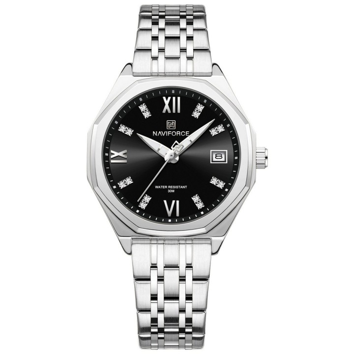 Reloj Naviforce Casual Nf5052 Mujer Acero + Estuche