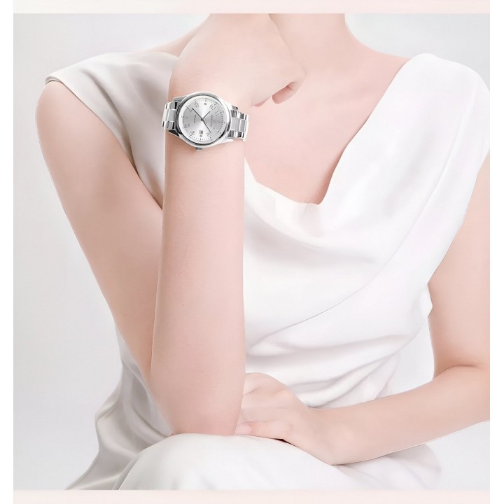 Reloj Naviforce Casual Nf5059 Mujer Acero + Estuche