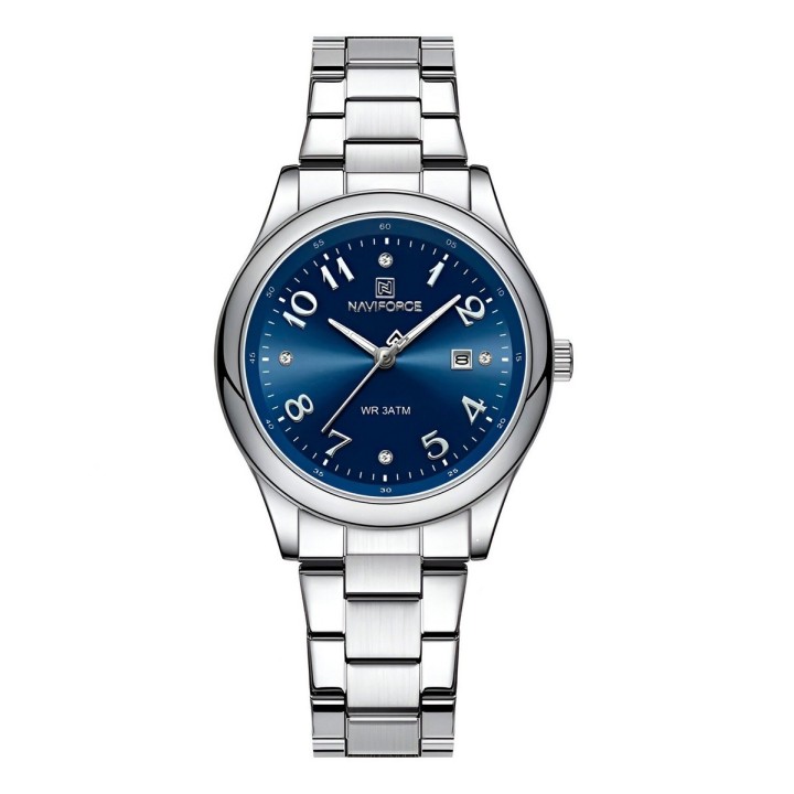 Reloj Naviforce Casual Nf5059 Mujer Acero + Estuche