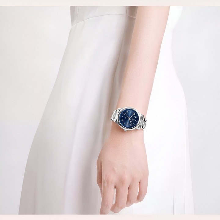 Reloj Naviforce Casual Nf5059 Mujer Acero + Estuche