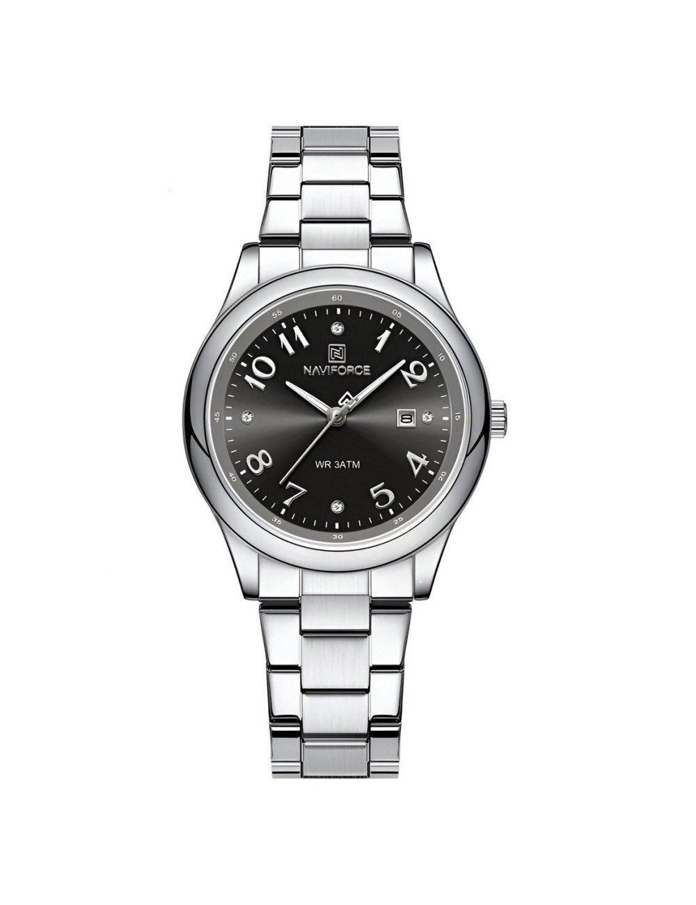 Reloj Naviforce Casual Nf5059 Mujer Acero + Estuche