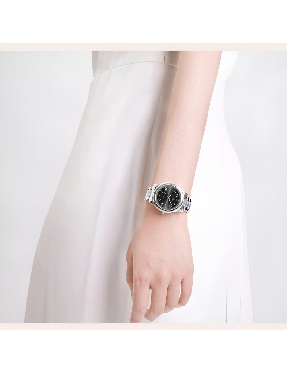 Reloj Naviforce Casual Nf5059 Mujer Acero + Estuche