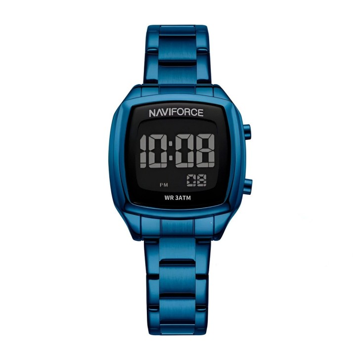 Reloj Naviforce Sport Nf5047 Mujer Digital Acero + Estuche