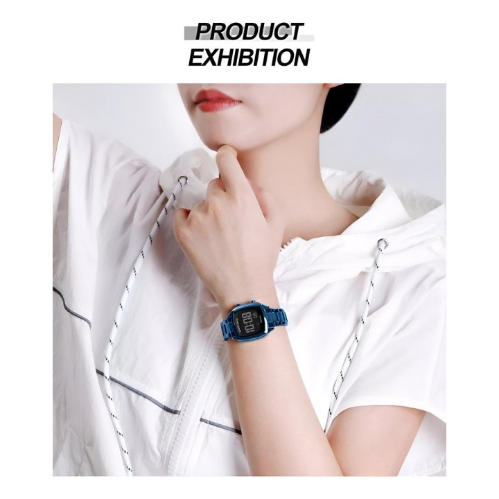 Reloj Naviforce Sport Nf5047 Mujer Digital Acero + Estuche