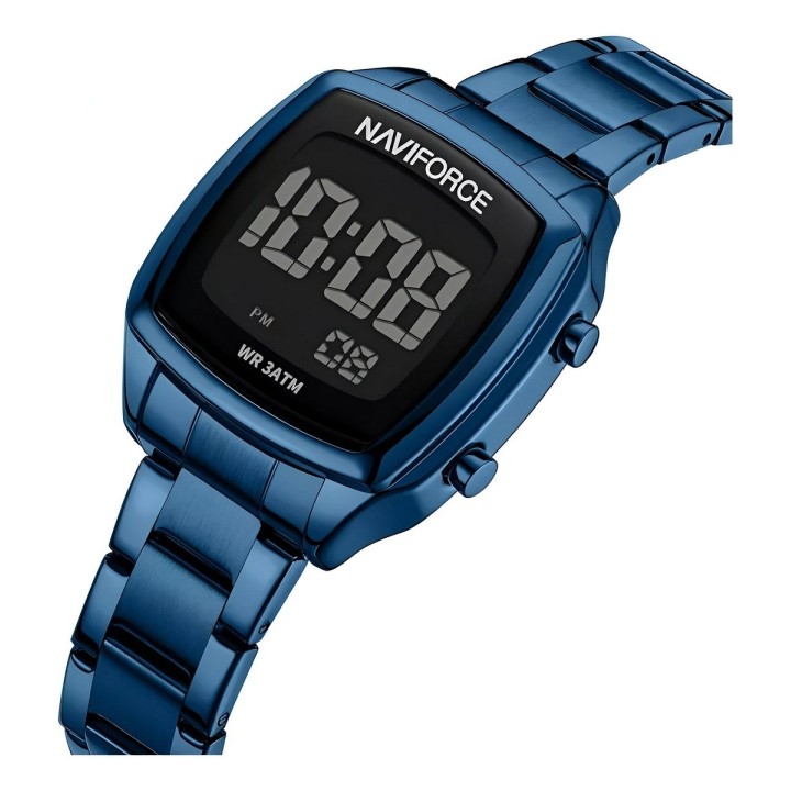 Reloj Naviforce Sport Nf5047 Mujer Digital Acero + Estuche