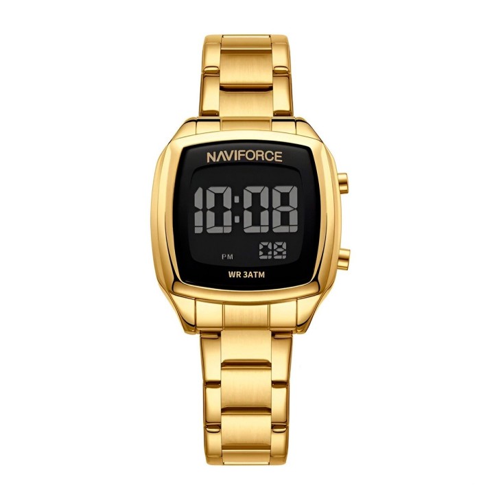 Reloj Naviforce Sport Nf5047 Mujer Digital Acero + Estuche