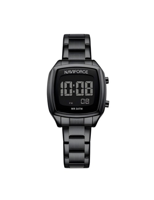 Reloj Naviforce Sport Nf5047 Mujer Digital Acero + Estuche