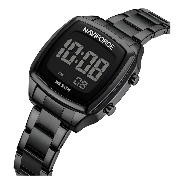 Reloj Naviforce Sport Nf5047 Mujer Digital Acero + Estuche