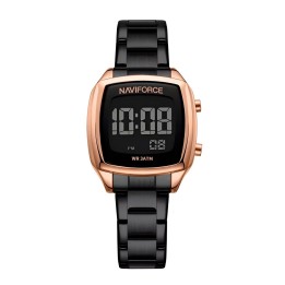 Reloj Naviforce Sport Nf5047 Mujer Digital Acero + Estuche