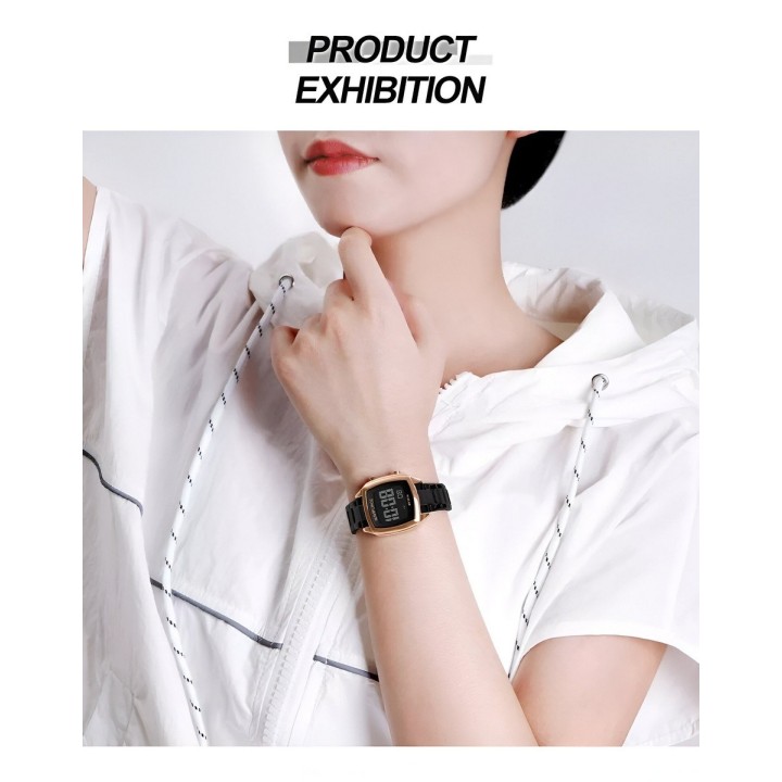 Reloj Naviforce Sport Nf5047 Mujer Digital Acero + Estuche