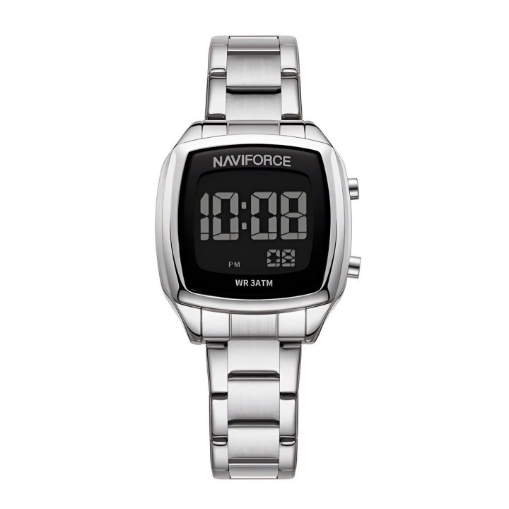 Reloj Naviforce Sport Nf5047 Mujer Digital Acero + Estuche
