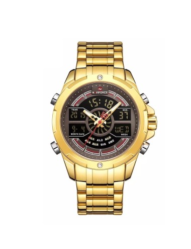 Reloj Naviforce Sport Nf9170 Hombre Digital Acero + Estuche