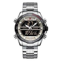 Reloj Naviforce Sport Nf9195 Hombre Digital Acero + Estuche