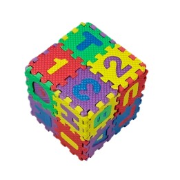 Tapete Juguete Niños Puzzle Numeros Fomi Multicolor 18 Unid