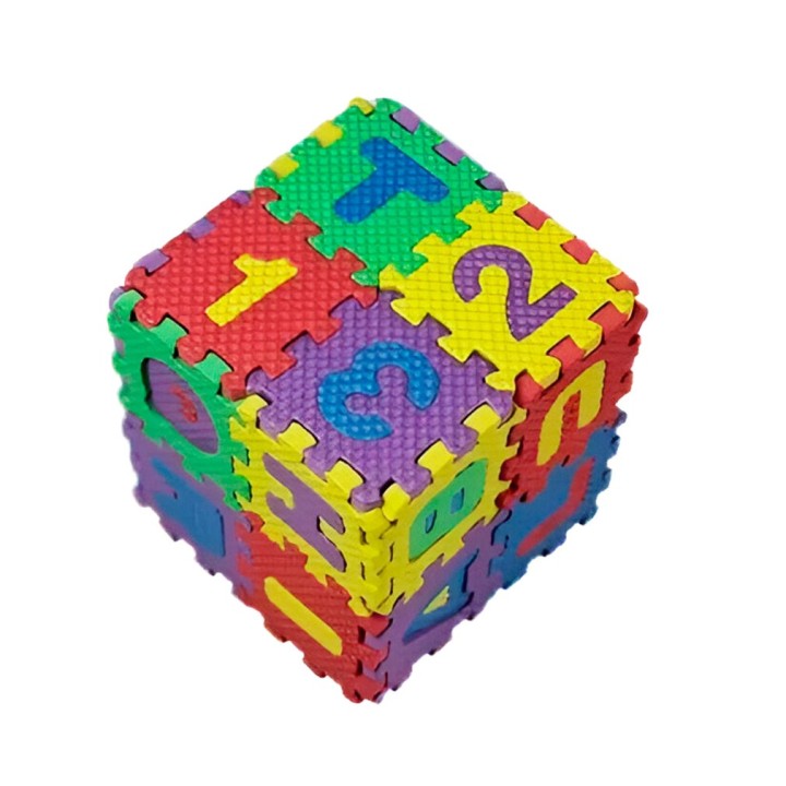 Tapete Juguete Niños Puzzle Numeros Fomi Multicolor 18 Unid