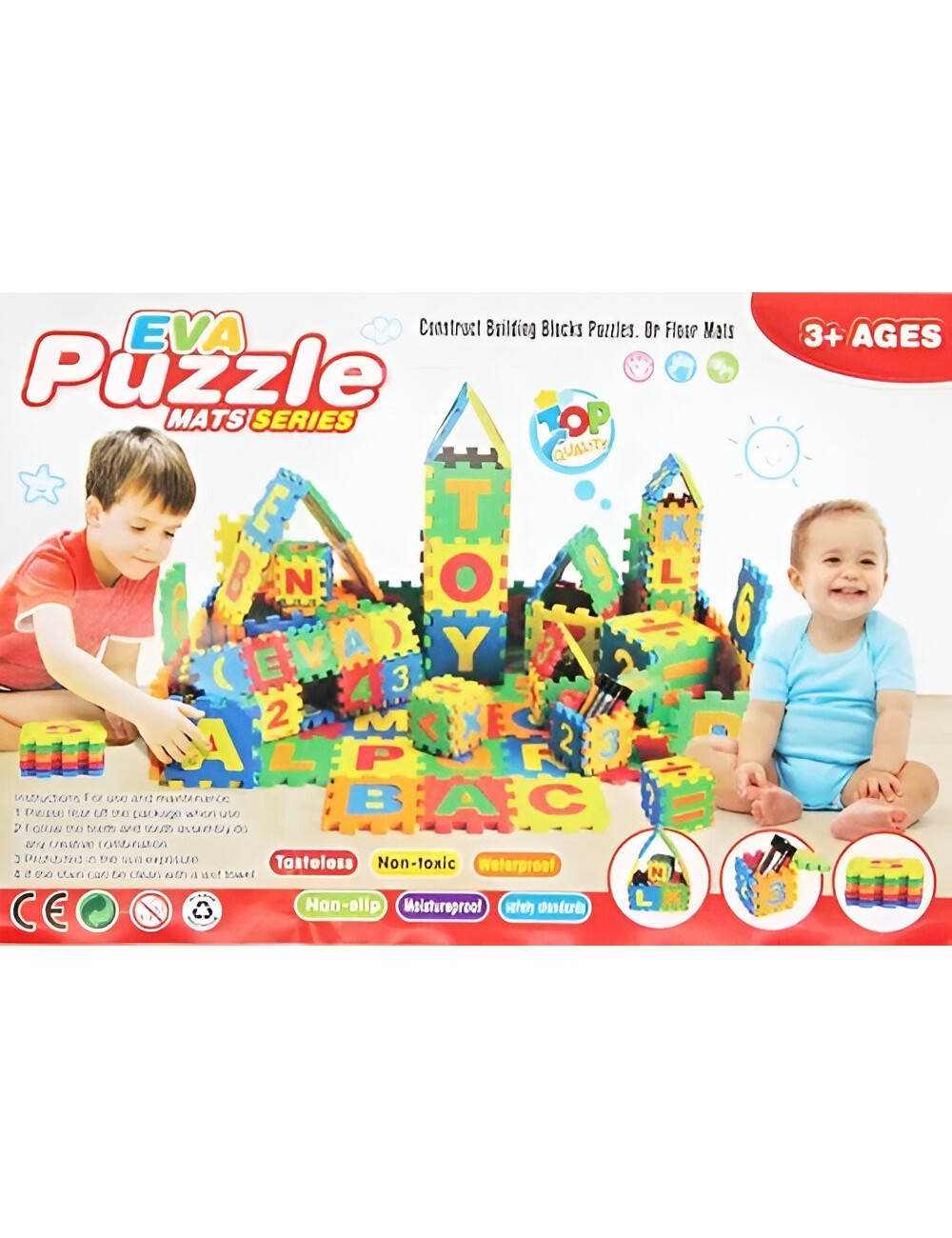 Tapete Juguete Niños Puzzle Numeros Fomi Multicolor 18 Unid