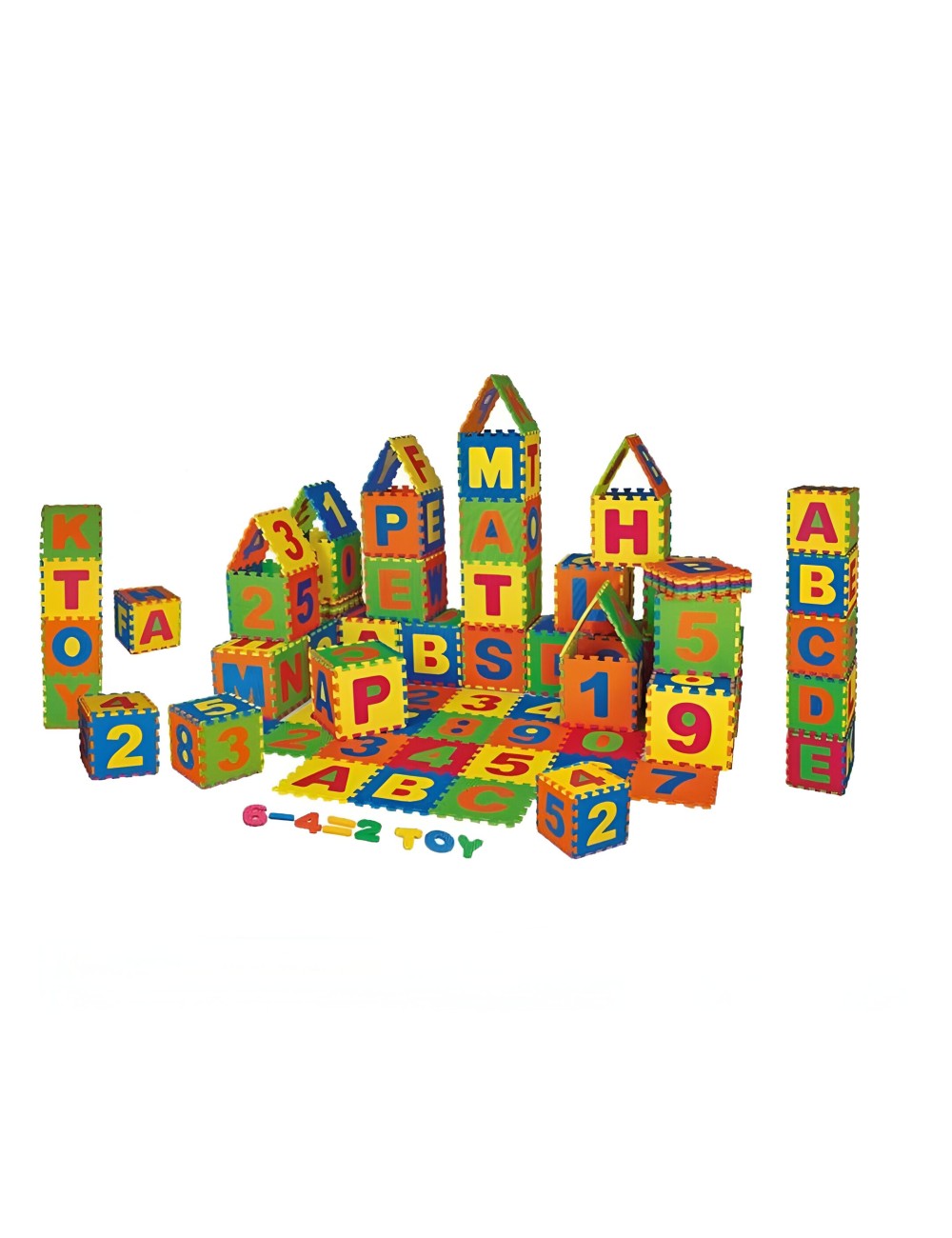 Tapete Juguete Niños Puzzle Numeros Fomi Multicolor 18 Unid