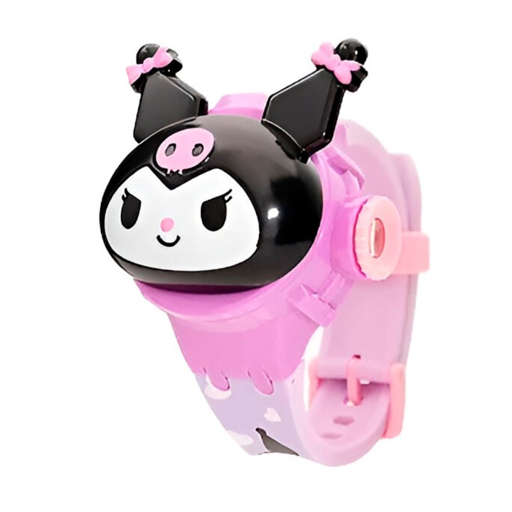 Reloj Niña Digital Proyector Figura Infantil Kuromi Anime