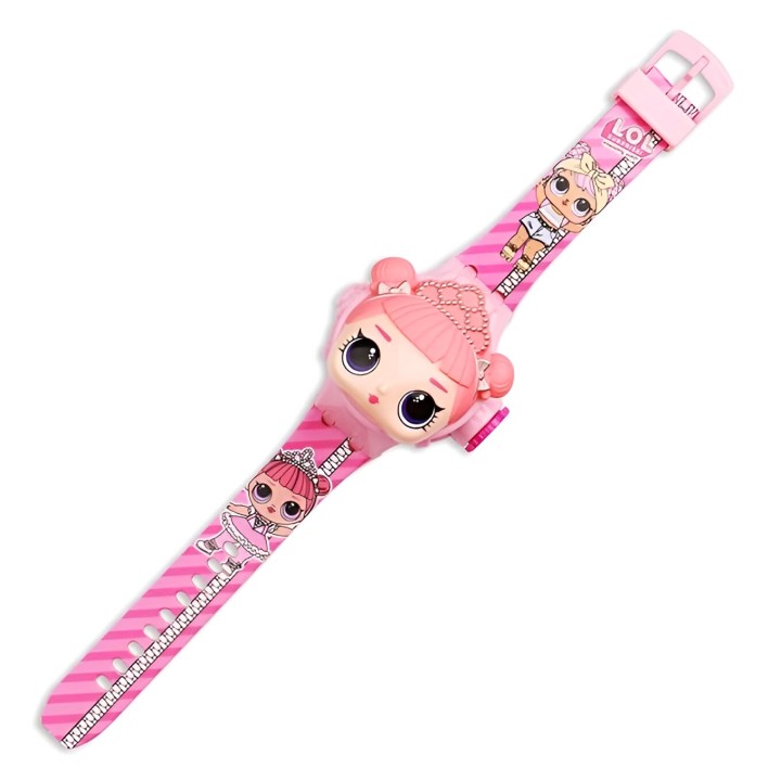 Reloj Niña Digital Proyector Figura Infantil Lol Muñeca