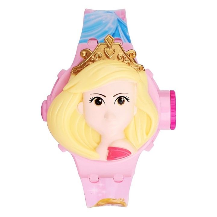 Reloj Niña Digital Proyector Figura Infantil Princesa Cuento