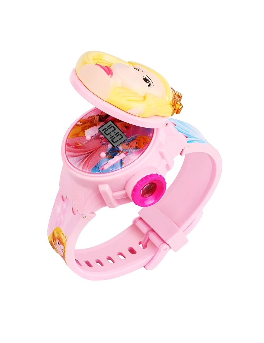 Reloj Niña Digital Proyector Figura Infantil Princesa Cuento