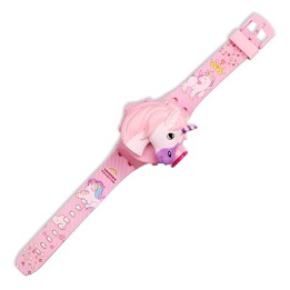 Reloj Niña Digital Proyector Figura Infantil Unicornio Pony