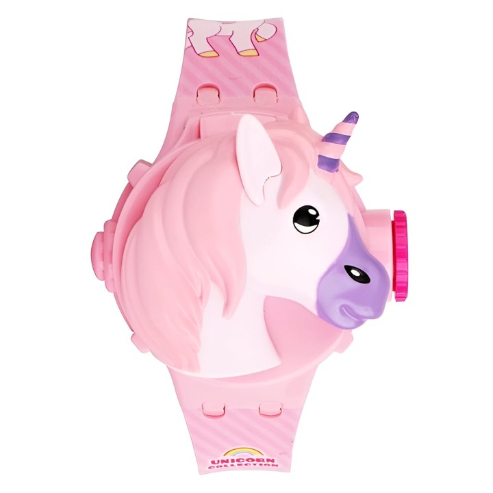 Reloj Niña Digital Proyector Figura Infantil Unicornio Pony