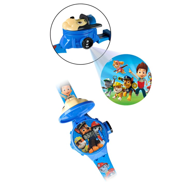 Reloj Niño Digital Proyector Figura Infantil Patrulla Canina