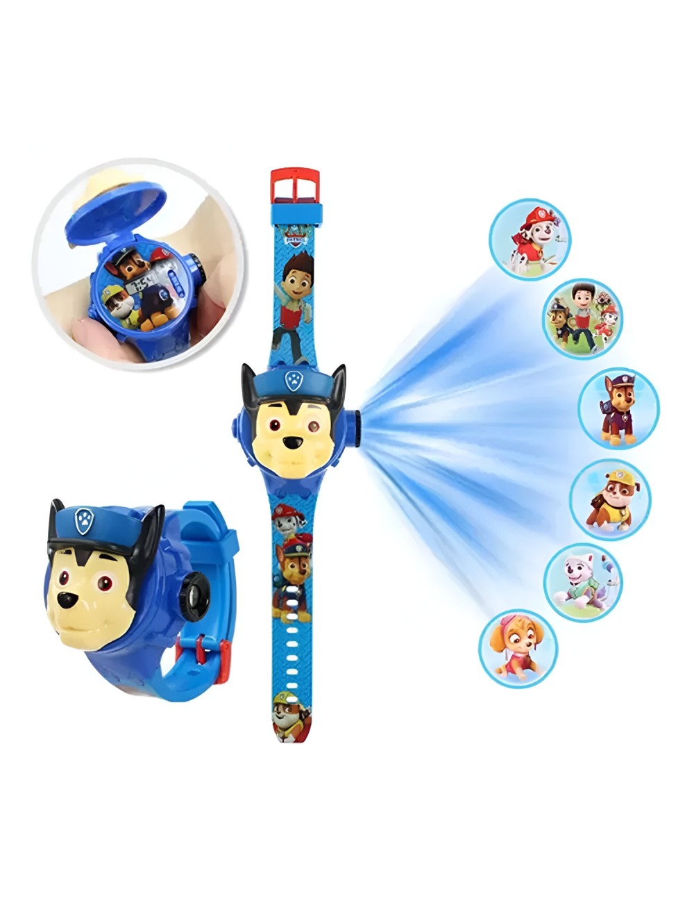 Reloj Niño Digital Proyector Figura Infantil Patrulla Canina