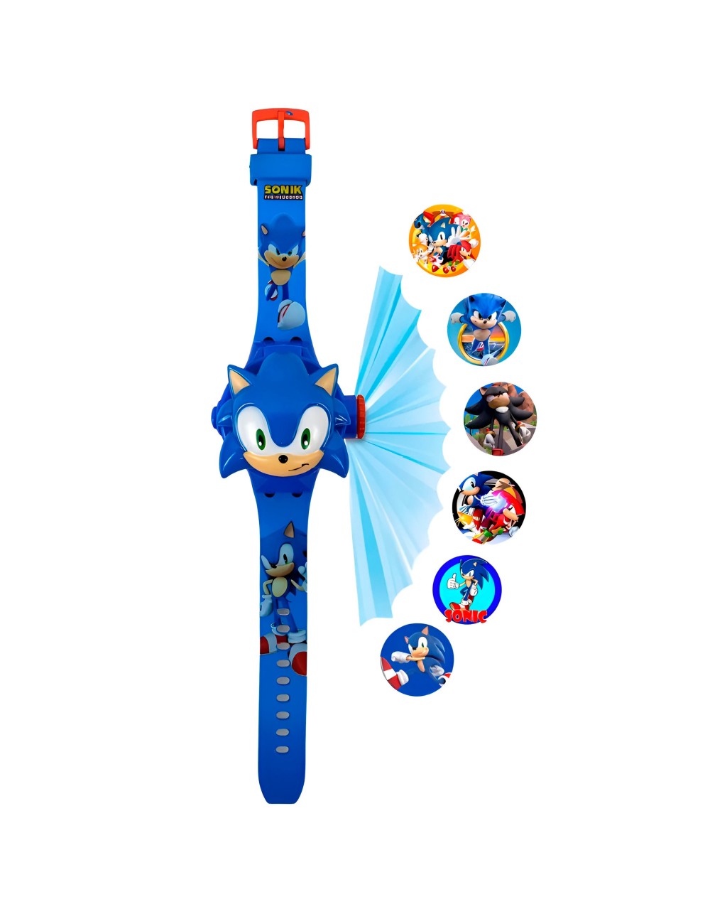 Reloj Niño Digital Proyector Figura Infantil Sonic Anime