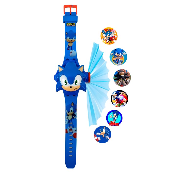 Reloj Niño Digital Proyector Figura Infantil Sonic Anime