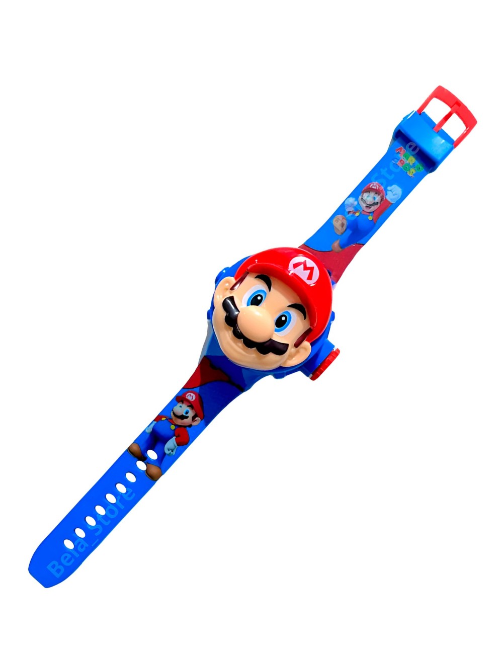 Reloj Niño Digital Proyector Figura Infantil Super Mario Bro