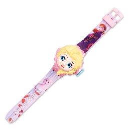 Reloj Niña Digital Proyector Figura Infantil Frozen